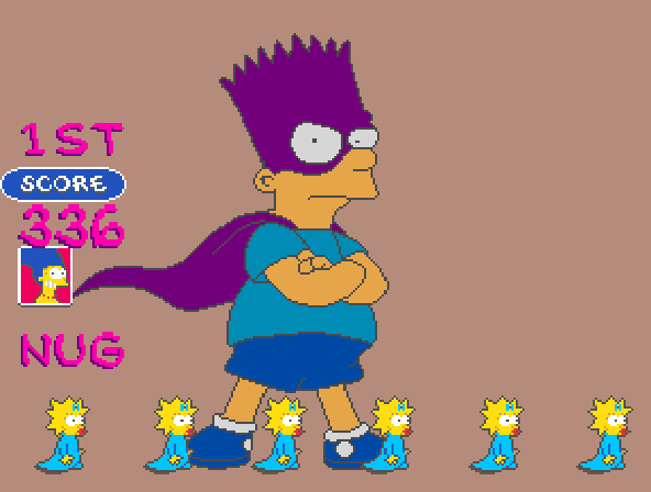The Simpsons (4 Players World, set 1) - MadSkillzNuggy - User Screenshot